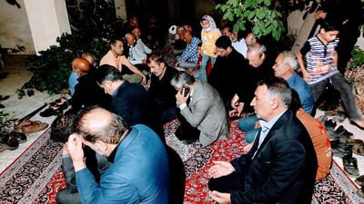 فیلم| حضور مسوولان گلپایگان و اهالی روستای «وانشان» در منزل پدری شهید سپهبد سلامی