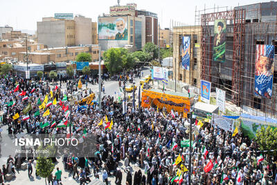راهپیمایی مردمی علیه تهاجم رژیم صهیونیستی به ایران - قم