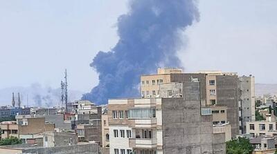 اولین تصاویر از حمله جدید اسرائیل؛ این بار اطراف فرودگاه تبریز - مردم سالاری آنلاین