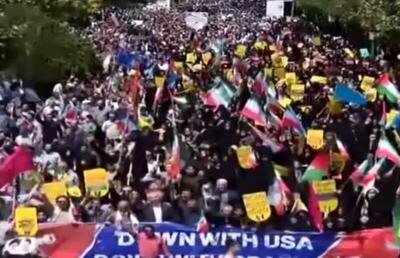 فیلم/ خروش زنجانی‌ها علیه رژیم صهیونیستی