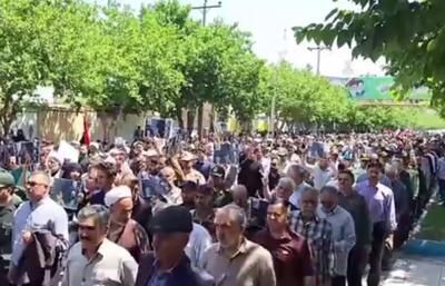 فیلم/ راهپیمایی مردم خراسان‌شمالی در محکومیت جنایت رژیم صهیونیستی