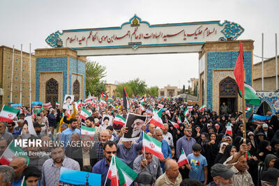برگزاری راهپیمایی ضدصهیونیستی در شیراز