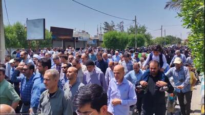 راهپیمایی مردم فسا در محکومیت حملات رژیم صهیونیستی