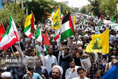 مردم خاستگاه انقلاب فریاد انتقام سر دادند