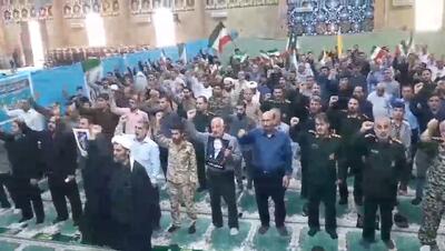 اعلام انزجار نمازگزاران اهرمی از جنایات رژیم صهیونیستی