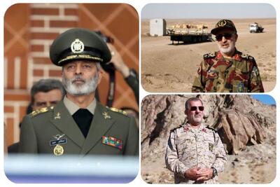 سه فرمانده ارشد نیروهای مسلح با حکم فرمانده کل قوا منصوب شدند - پارس فوتبال