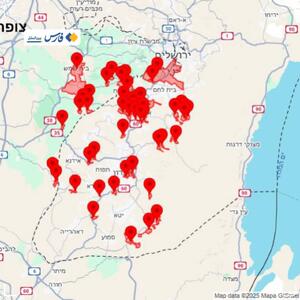 حمله موشکی یمن به فلسطین اشغالی