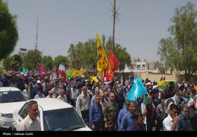 راهپیمایی بوشهری‌ها در محکوم کردن تجاوزات رژیم صهیونیستی - تسنیم