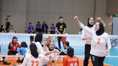 کسب سهمیه جهانی والیبال نشسته بانوان با صعود به فینال آسیا
