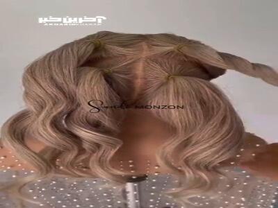 یک ایده جالب برای شینیون مو
