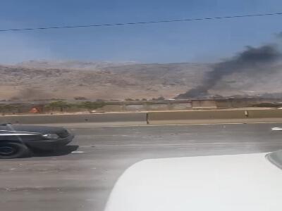 تصاویر لحظاتی قبل از انفجار در پادگان امام حسن کرمانشاه