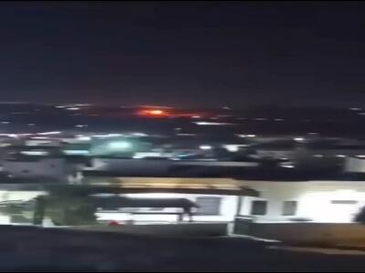 فیلم منتشر شده از برخورد موشک‌های ایران به مناطقی در تل‌آویو