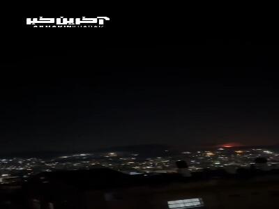 تصاویری از اصابت مستقیم موشک ایران به شمال فلسطین اشغالی