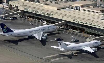 فرودگاه مهرآباد بعد از حملات اسرائیل