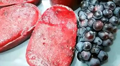 طرز تهیه بستنی یخی میوه ای / طرز تهیه بستنی خانگی