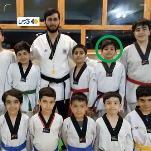 آخرین یادگاری کودک شهید برای مربی تکواندویش