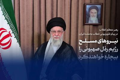 رهبر انقلاب: رژیم صهیونیستی اشتباه بزرگی کرد - اکونیوز
