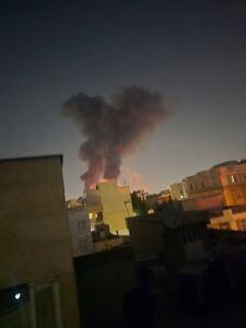 انفجار مهیب در غرب تهران + فیلم