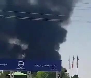 ببینید| حمله موشکی اسرائیل به کارخانه فردا موتورز در بروجرد: خسارات گسترده و تلفات جانی