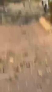 تصاویری از حمله موشکی ایران به مرکز اراضی اشغالی و ویرانی‌های آن