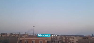 بلند شدن دود از اطراف شرکت فولاد خوزستان در اهواز