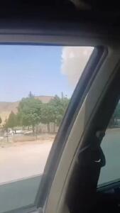 ویدیویی از حمله اسرائیل به کنگاور