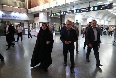 بازدید وزیر راه از نبض تپنده خطوط ریلی ایران/افزایش تعداد قطارها برای پاسخ به مطالبات مردم