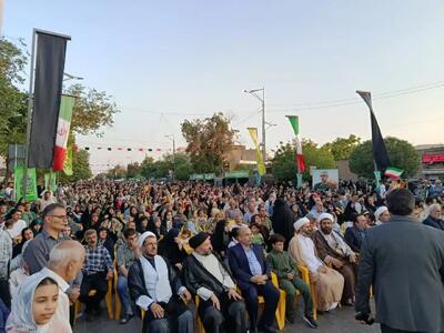 فیلم/برگزاری جشن راهپیمایی غدیر در قزوین با شعار  ایران ذولفقار علی