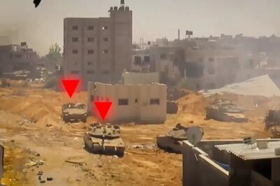 انهدام دو نفربر و تلفات سنگین به اشغالگران در خان یونس