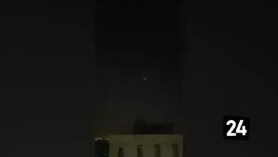 عملیات پدافندی در تهران لحظاتی قبل