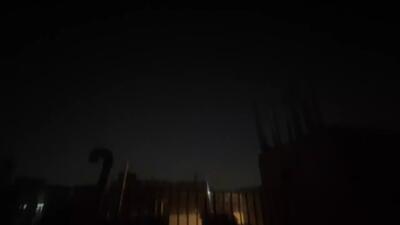 درگیری پدافند هوایی در آسمان تهران