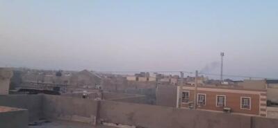 بلند شدن دود از اطراف شرکت فولاد خوزستان در اهواز
