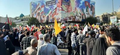 ببینید | طنین موسیقی «ای ایران، ایران» در میدان انقلاب