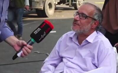 فیلم/ جانباز ۷۰ درصد خطاب به اسرائیل:ما در صحنه هستیم