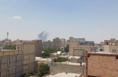 مشاهده دود غلیظ اطراف تبریز