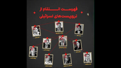لیست اسرائیلی هایی که باید حذف شوند / انتقام با ترور این 10 جنایتکار جنگی + عکس ها و اسامی