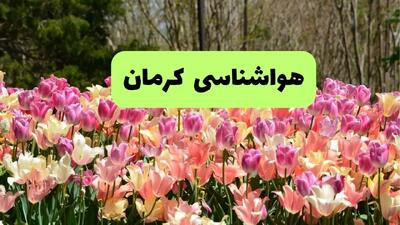 هواشناسی کرمان ۲۴ ساعت آینده | پیش بینی وضعیت آب و هوا کرمان فردا یکشنبه ۲۵ خرداد ماه ۱۴۰۴