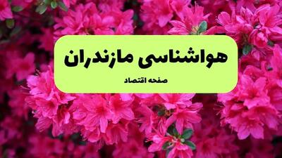 هواشناسی مازندران ۲۴ ساعت آینده | پیش بینی وضعیت آب و هوا مازندران فردا یکشنبه ۲۵ خرداد ماه ۱۴۰۴ + هواشناسی ساری