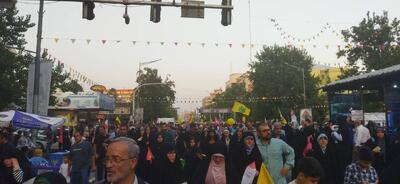 حضور باشکوه تهرانی‌ها در مراسم ایران ذوالفقار علی + عکس