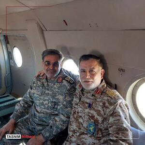تصویری از شهیدان سردار عباس نیلفروشان و سردار مهدی ربانی