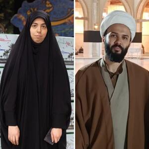 فرزندان شهیدان سپهبد رشید و باقری