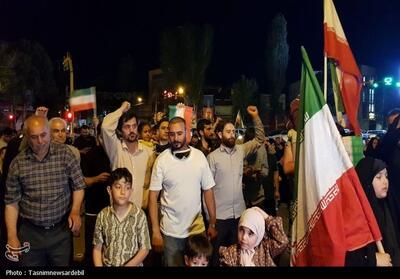 شادی مردم اردبیل پس از حملات موشکی به رژیم صهیونیستی- عکس صفحه استان تسنیم | Tasnim