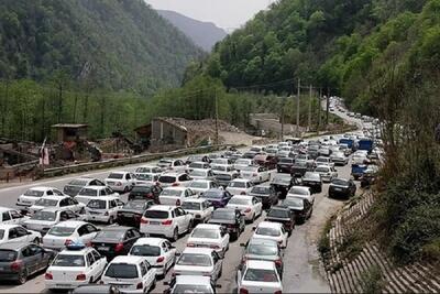 ترافیک سنگین محور هراز و کندوان مازندران