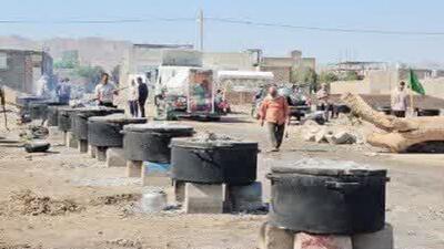 پخت ۱۰ هزار پرس غذا در زیرکوه به مناسبت عید غدیر