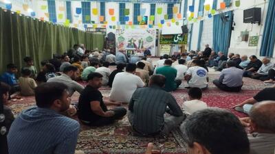 مراسم عید غدیر و گرامیداشت شهدای حمله غاصب صهیونیستی در آزادشهر + فیلم و عکس