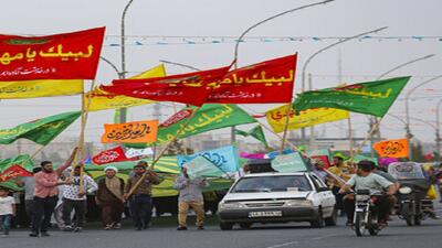 قم؛ صحنه حمایت مردمی از «وعده صادق ۳» در طریق‌المهدی