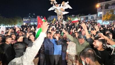 تصاویری از شادی مردم در سراسر کشور پس از عملیات وعده صادق ۳