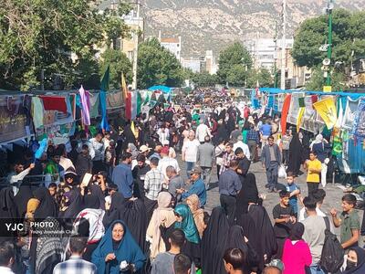 مهمان۱ کیلومتری غدیر در یاسوج به رغم گرمای شدید هوا