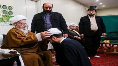 عمامه‌گذاری جمعی از طلاب در قم همزمان با عید غدیر