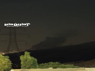 دود غلیظ هم اکنون در آسمان غرب تهران